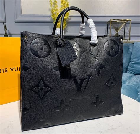 louis vuitton onthego mm black monogram empreinte|monogram Louis Vuitton wallet.